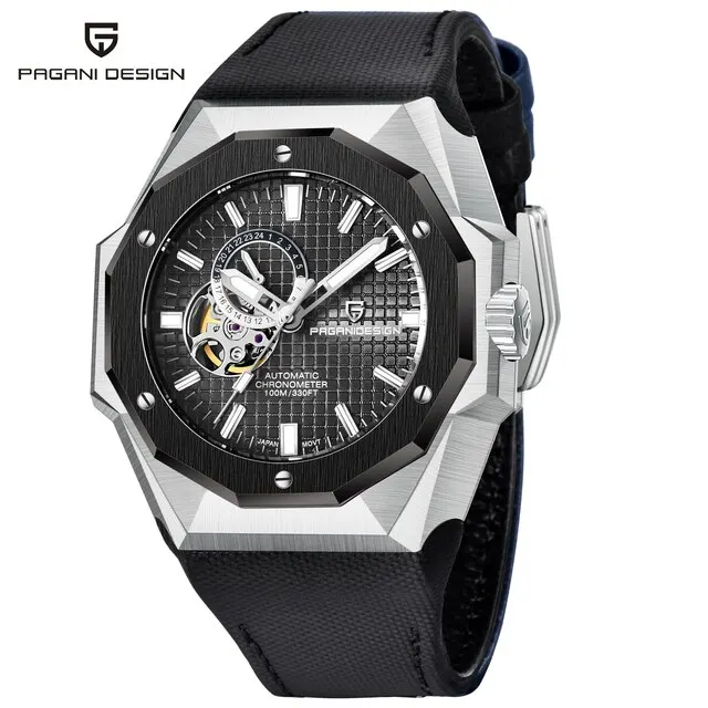 New Automatic Watch For Men Mechanical Wristwatch NH39A Movt Stainless S... - $422.19