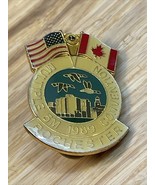 Vintage 1989 Lions Club Multiple 5M Convention Rochester NY Lapel Hat Pi... - $276.57 MXN