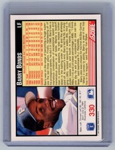 1991 Score #330 Barry Bonds Baseball Cards Pittsburgh Pirates Card - £1.00 GBP