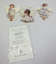 The Bradford Editions &quot;Heaven&#39;s Little Angels&quot; Ornament Collection 1st set COA - £11.21 GBP