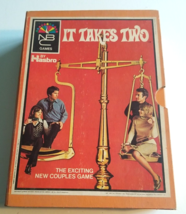 Vintage 1969 Nbc Games Hasbro It Takes Two Board Game Complete - £10.11 GBP