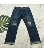 Point Sur Denim J.Crew Shoreditch Straight Leg Jeans Size 28 Raw Hem Dis... - $37.89 CAD