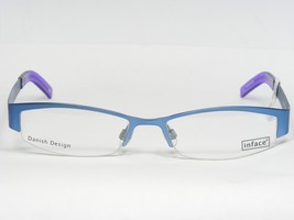 Inface Danish Design if8225 351 Blue Eyeglasses Glasses Metal Frame 50-16-127mm - £58.37 GBP