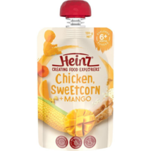 Heinz Chicken Sweetcorn &amp; Mango Pouch 120g 6m+ - £48.13 GBP