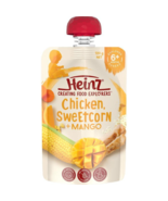 Heinz Chicken Sweetcorn &amp; Mango Pouch 120g 6m+ - $87.71 CAD