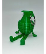 3D Printed Grenade Buddy Figurine: Articulated Fidget Desk Toy - $110.30 MXN
