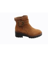 Blondo Women&#39;s Waterproof Dagger Boots Cognac Sue Size 6M - £27.68 GBP