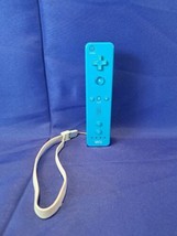 Official Nintendo Wii Controller Wiimote Remote Blue RVL-003 TESTED! - £17.17 GBP