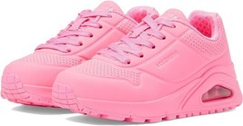 SKECHERS UNO GEN1 NEON GLOW BIG KID&#39;S SHOES NEW 310525L/NPNK - £35.34 GBP