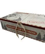 Hinged Wooden Christmas Eve Postcard Giving Box by Kathy (12 x 8 x 3.5 i... - $22.02