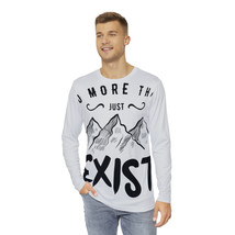 Men's Inspirational "Do More than Just Exist" Long Sleeve T-Shirt | Motivational - £34.01 GBP+
