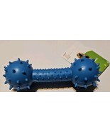 Anzgi Pet Suppliers 5&quot; Blue Dog Dumbell Squeeky Toy - $7.91