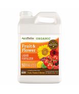 AgroThrive Fruit and Flower Organic Liquid Fertilizer - 3-3-5 NPK (ATFF1... - $616.06 MXN