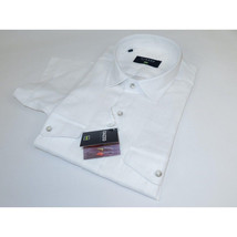 Men's Ciazzo Turkey 100% Linen Breathable Shirt Short Sleeves #Linen 13 White image 5