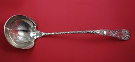 Sterling Silver Punch Ladle Bright-Cut with Daisy in Bowl 6.7 ozt. 14&quot; Serving - £383.64 GBP