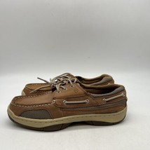 Magellan Outdoors Leather Boat Shoes Mens Size 8  Brown FWMFMC2023 - £26.46 GBP