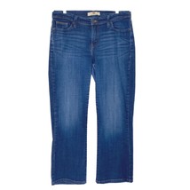Levi&#39;s 529 Women&#39;s size 14M Mid Rise Curvy Boot Stretch Denim Blue Jeans 35 x 28 - £21.23 GBP