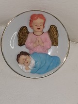 Vintage Sophia ann sitco importing guardian angel ceramic 3D dish - £8.83 GBP