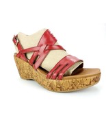KRAVINGS BY KLOGS FRANKIE STRAPPY CLOG SANDALS CHERRY RED SIZE 10 M - £34.71 GBP