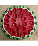 Watermelon halves deviled egg plates for picnics - $35.00