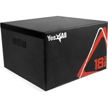 Yes4All Stackable Soft Plyo Box, Adjustable Plyometric Jump Box for Plyo... - £207.96 GBP