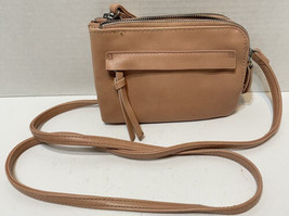 VTG Universal Thread Faux Leather Small Womens Crossbody Purse Pink 6.25 x 4.5&quot; - £13.08 GBP