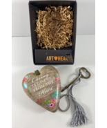 DemDaco Art Hearts CARING is Giving From the HEART Ornament NIB Lori Sie... - $21.77