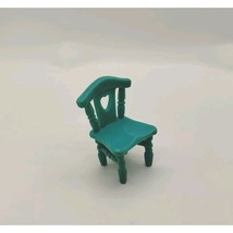 Fisher Price Sweet Streets Teal Chair Replacement Dollhouse Country Cottage - $4.46