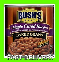 UPC 039400019695  Bush&#39;s Maple Cured Bacon Baked Beans - 16oz (6 Cans) - £17.01 GBP