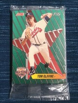 ERROR Tom Glavine Top &amp; Back 1992 Score Baseball Pack All Star Game 18 card Set - £4.55 GBP