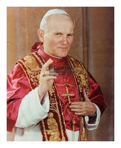 Pope John Paul Ii Catholic Head Of Catholic Church And Vatican State 8X10 Photo - £6.76 GBP