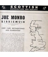 1954 Joe Monro Kirriemur Dealer Advertisement Import Autocar Automobilia... - $34.17 CAD