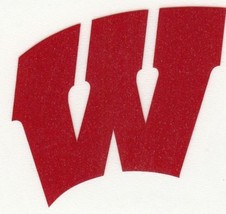 REFLECTIVE Wisconsin Badgers fire helmet decal sticker up to 12 inches - £2.72 GBP+
