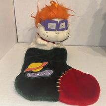 Vintage Nickelodeon Rugrats Plush Christmas Holiday Stocking 1998 Chucki... - $13.94
