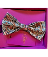 New Gianni Feraud Bow Tie Multi-Color Floral Liberty Fabric Tessa Box Mens - $31.25