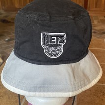 Black and Gray NJ Nets NBA Bucket Hat Hardwood Classics New Era XL - £15.10 GBP