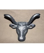  Steer Wall Hook Bull Coat Hanger Texas Long Horn Key holder - $6.84 CAD