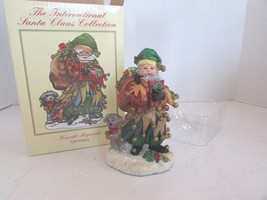 INTERNATIONAL SANTA CLAUS SC50 FIGURINE KNECHT REPRECHT GERMANY 2001 BOX... - $12.82