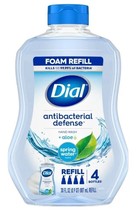 Dial Antibacterial Defense Foam Hand Wash + Aloe Refill, Spring Water, 3... - $13.95