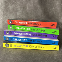 Lot of 5 Theodore Boone books by John Grisham Accused/Abduction/Fugitive &amp; More - $17.75