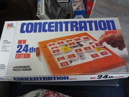 Vintage 1981 Milton Bradley Concentration Board Game 24th Edition - $23.75