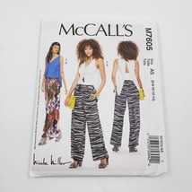 McCalls Sewing Pattern M7605 Uncut Misses Tops and Pants 2 Styles in Sizes 06-14 - $6.89