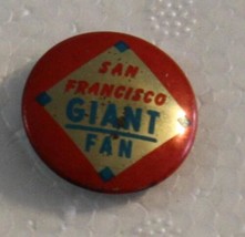 Crane Potato chip  pinback 1964 San Francisco Giants 7/8&quot; - £19.66 GBP