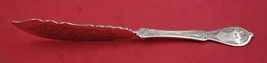 Coin Silver by Albert Coles Master Butter flat handle Brite-Cut twisted ... - $2,431.53 MXN