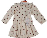 Infant Girls Cream Sweater Dress &amp; Black Tights Stockings Set Baby Outfi... - $14.84