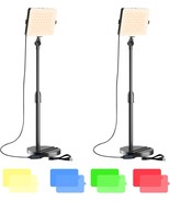 2-Pack Led Video Light With Stand, Home Studio Back Lights,, Desk Game S... - $672.44 MXN