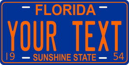 Florida 1954 License Plate Personalized Custom Auto Car Bike Motorcycle ... - £8.62 GBP+