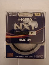 Hoya 62mm NXT HMC UV Haze Camera Lens Filter Slim Frame Multi Coated New - $14.99