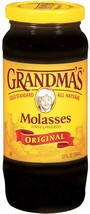 Grandma's Original Unsulphured Sugarcane Molasses 12ozJar Kosher Grandma Non Gmo - $29.03