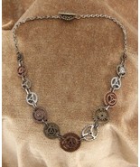 SteamPunk Cosplay Victorian Clock Gears Chain Necklace, NEW UNUSED - €10,61 EUR